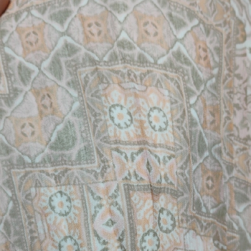 Ruby Rd. Light Peach Maxi Skirt Sz.12 Hardly Worn (A-80) - Picture 10 of 10